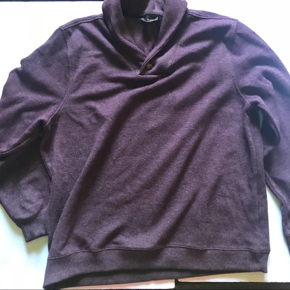 Tasso Elba Shawl Rubbed Sweater